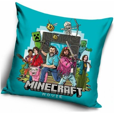 Carbotex Velurový polštář Minecraft Movie 40x40 – Hledejceny.cz