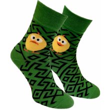 Dospělé ponožky Kuřátko zelená