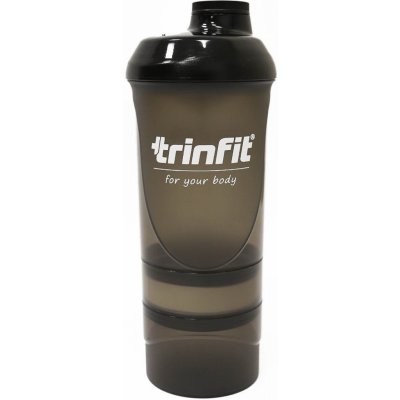 TRINFIT Shaker Black Smoke 600 + 350 ml – Zbozi.Blesk.cz