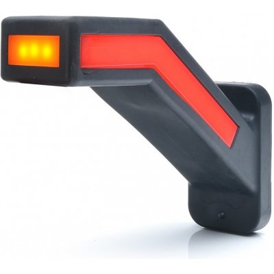 Svítilna doplňková obrysová LED WAS W168.1/1165, 12-24V, levá, neon ef. – Zboží Mobilmania