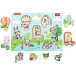 Trefl Puzzle vkládačka Zvieratká 1/39 dílků – Hledejceny.cz