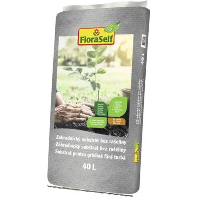 FloraSelf Nature Zahradnický substrát bez rašeliny 40 l – Hledejceny.cz
