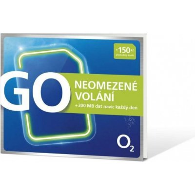 Předplacená karta O2 GO NEOMEZENÉ VOLÁNÍ