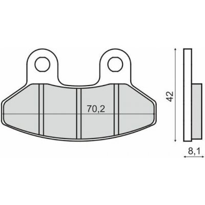 Brzdové destičky RMS 225103260 organické – Sleviste.cz