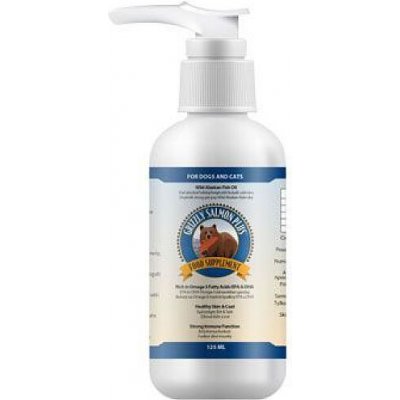 Grizzly Pet Products ApS Lososový olej pes/kočka Salmon Oil Plus 125 ml – Zboží Mobilmania