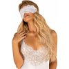 Doplněk dámského erotického prádla Obsessive Amor Blanco Páska na oči bílá
