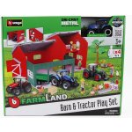 Bburago New holland Set Farm Barn & Tractor Play T7.315 Tractor 2009 Blue 1:50 – Hledejceny.cz