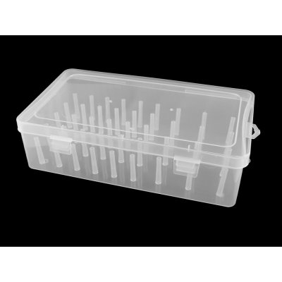Plastový box na 42 ks nití transparent 1ks – Sleviste.cz