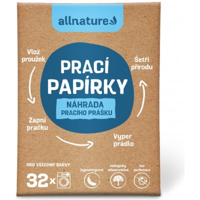 ALLNATURE Prací proužky 16 ks 32 praní – Sleviste.cz