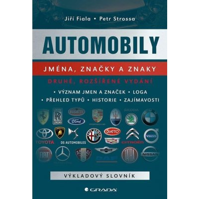 Automobily: jména, značky a znaky - 2., rozšířené vydání - Fiala Jiří, Strossa Petr – Zbozi.Blesk.cz