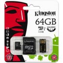 paměťová karta Kingston 64 GB Mobility Kit G2 class 10 microSDXC + čtečka MBLY10G2/64GB