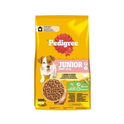 Pedigree Junior Mini s drůbežím masem a zeleninou 0,5 kg – Hledejceny.cz