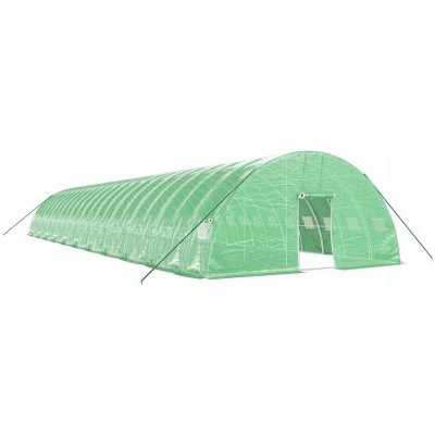 vidaXL s ocelovým rámem Zelený 132 m² 22x6x2,85 m – Sleviste.cz