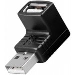 PremiumCord USB redukce A-A, Male/Female 90°, kur-17 – Zboží Mobilmania