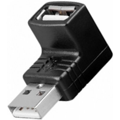 PremiumCord USB redukce A-A, Male/Female 90°, kur-17 – Zboží Mobilmania