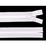 Spirálový zip skrytý No 3 délka 50 cm dederon, malé, 101 bílá – Hledejceny.cz