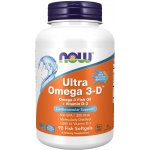 Now Foods Ultra Omega-3 Rybí olej 500 EPA + 250 DHA x 90 softgel kapslí – Zbozi.Blesk.cz