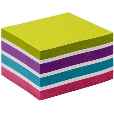 Kores Samolepicí bloček Kores Cubo Pastel - 75 x 75 mm / 450 lístků – Hledejceny.cz