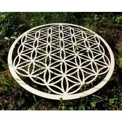 NaturesDesign Tácek Květ života z březového dřeva 30cm – Hledejceny.cz