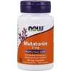 Doplněk stravy na spánek a nervovou soustavu Now Foods Now Melatonin 3 mg 60 rostlinných kapslí