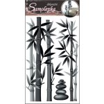 Samolepící dekorace 10015 bambus šedý 60x32cm – Zboží Dáma