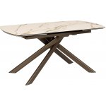 Bizzottozahradní rozkládací stůl Joakim 160/240 x 90 cm s keramickou deskou hnědý – Hledejceny.cz