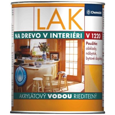 Chemolak lak na dřevo 2,5 l pololesk – Sleviste.cz