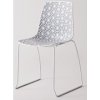 Jídelní židle Gaber Alhambra S chrom / bílá šedá