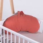 Tulimese Cestovní kojicí polštář MINI MUŠELÍN ŠEDÝ – Zboží Dáma