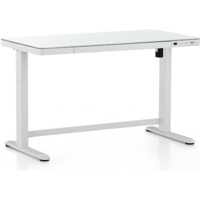Rauman Výškově nastavitelný stůl OfficeTech, 120 x 60 cm, bílá