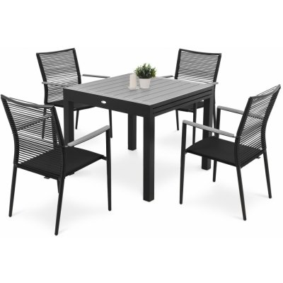 di volio Set zahradního nábytku Pavia 4+1 šedý – Hledejceny.cz