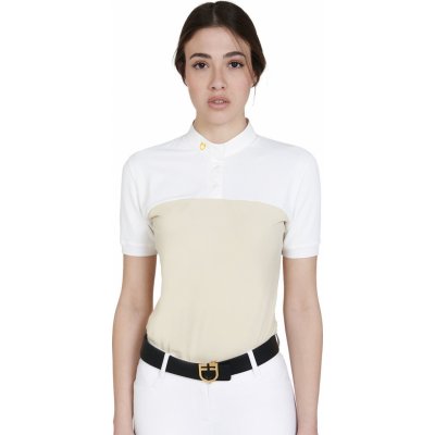 EQUESTRO Triko závodní Slim Fit dámské beige