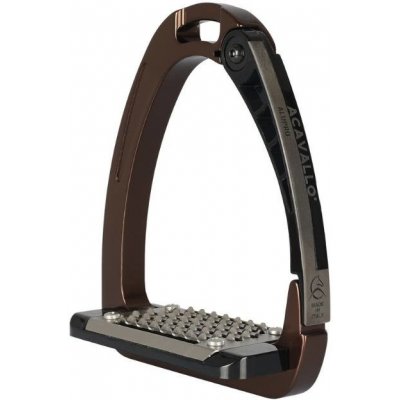 ACAVALLO Bezpečnostní třmeny Arena Alupro brown – Zboží Dáma