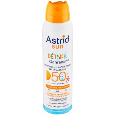 Astrid Sun Dětský neviditelný suchý sprej na opalování SPF 50 150 ml – Zbozi.Blesk.cz