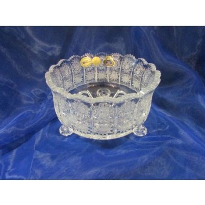 Tom Bohemia Crystal miska na trojnožce 57001 olovnatý křišťál 18 cm