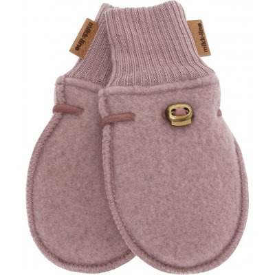 Mikk Line rukavice z merino vlny růžové Twilight Mauve – Zboží Dáma