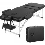 YAHEETECH Masážní stůl 610918 black, nosnost 250 kg, 185 x 70 x (67,5-88) cm – Zboží Dáma