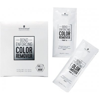 Schwarzkopf Bond Enforcing Color Remover odstraňovač barvy pro zesvětlení vlasů 10 x 30 g – Sleviste.cz