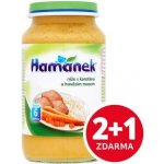 Hamánek Mrkev s hovězím masem a rýží 230 g – Sleviste.cz