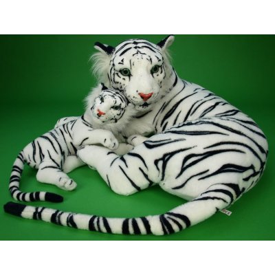 tygr bílý s mládětem 108 + 49 cm