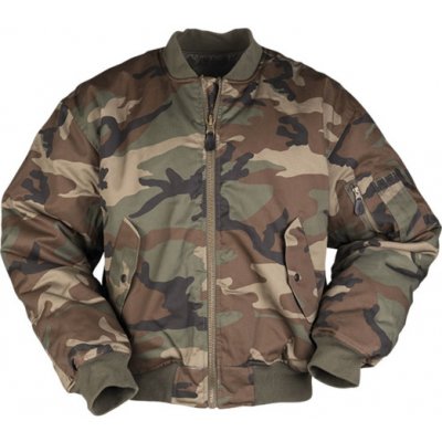 Mil-Tec bunda US MA1 bomber Woodland – Zbozi.Blesk.cz