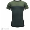 Pánské sportovní tričko Devold pánské triko s krátkým rukávem Lauparen Merino 190 T-Shirt Forest/Woods/Black