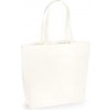 Nákupní taška a košík Westford Mill Maxi bavlněná taška WM285 Sea Salt 34x39x13,5 cm