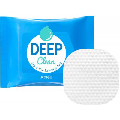 A'PIEU Deep Clean Lip & Eye Remover Pad Embosované čistící pleťové tampónky 45 g – Hledejceny.cz