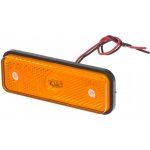Boční obrysové LED světlo, 12-24V, oranžové, obdélník, ECE R91 | Zboží Auto
