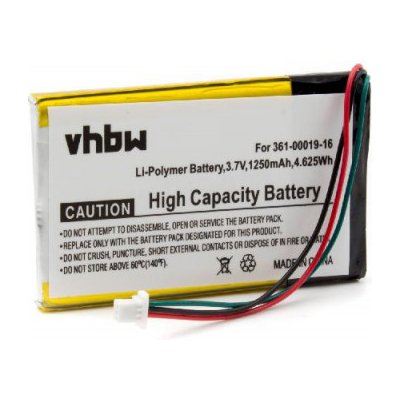 VHBW Baterie pro Garmin Nüvi 700 / 710 / 750 / 760, 1250 mAh - neoriginální