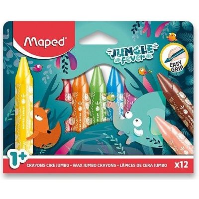 Maped Jungle Fever Jumbo 12 barev – Zboží Mobilmania