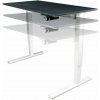 Psací a pracovní stůl Humanscale Float výškově stavitelné podnoží 60x160-180 cm stříbrná