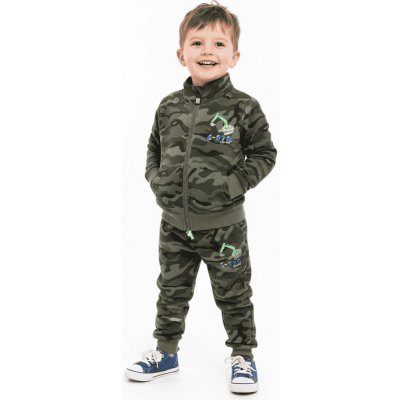 Maskáčová tepláková souprava BF zelený maskáč/zelený bagr – Sleviste.cz