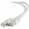 síťový kabel Gembird PP6A-LSZHCU-3M patch, RJ45 cat. 6A SFTP LSZH, 3m, šedý